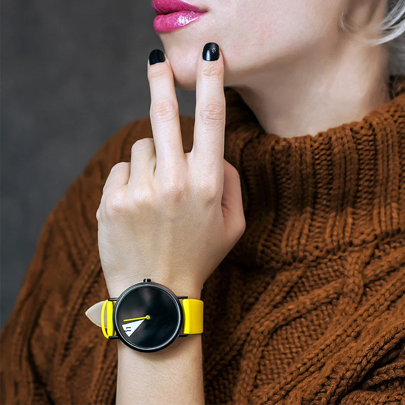 Chronos Edge Geometric Dial Watch