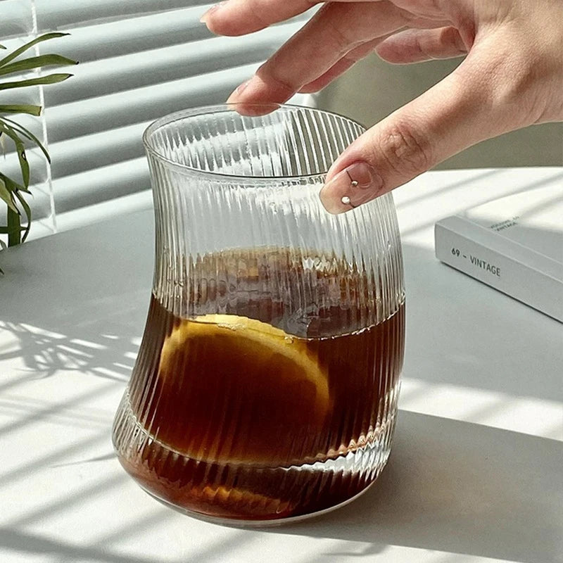 Eclipse Wave Crystal Glass Set