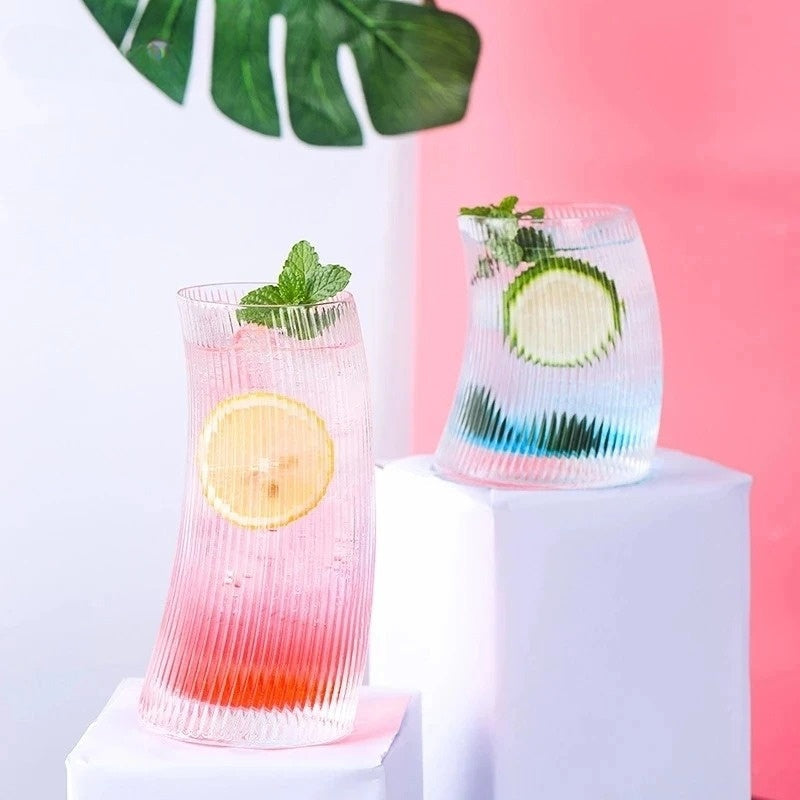 Eclipse Wave Crystal Glass Set