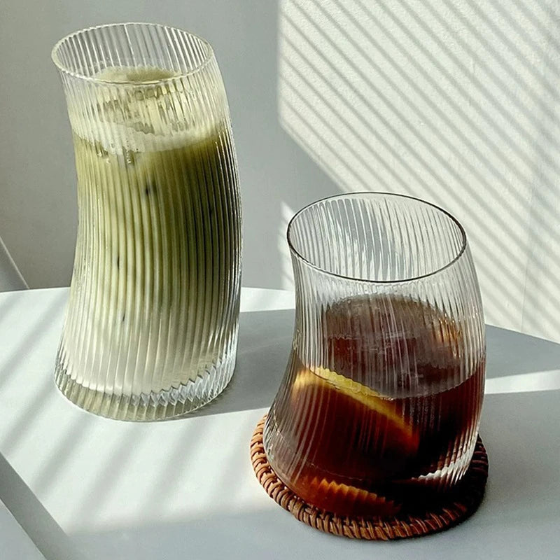 Eclipse Wave Crystal Glass Set