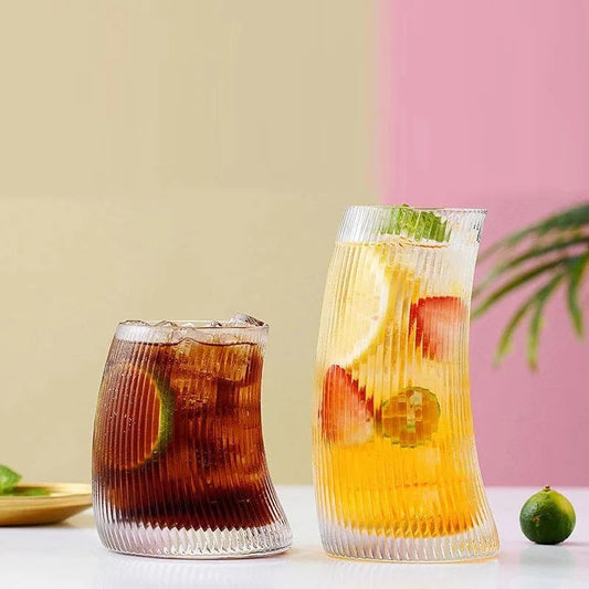 Eclipse Wave Crystal Glass Set
