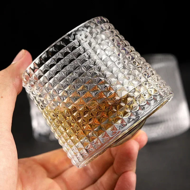 Aurora Whiskey Rotator Glass Set