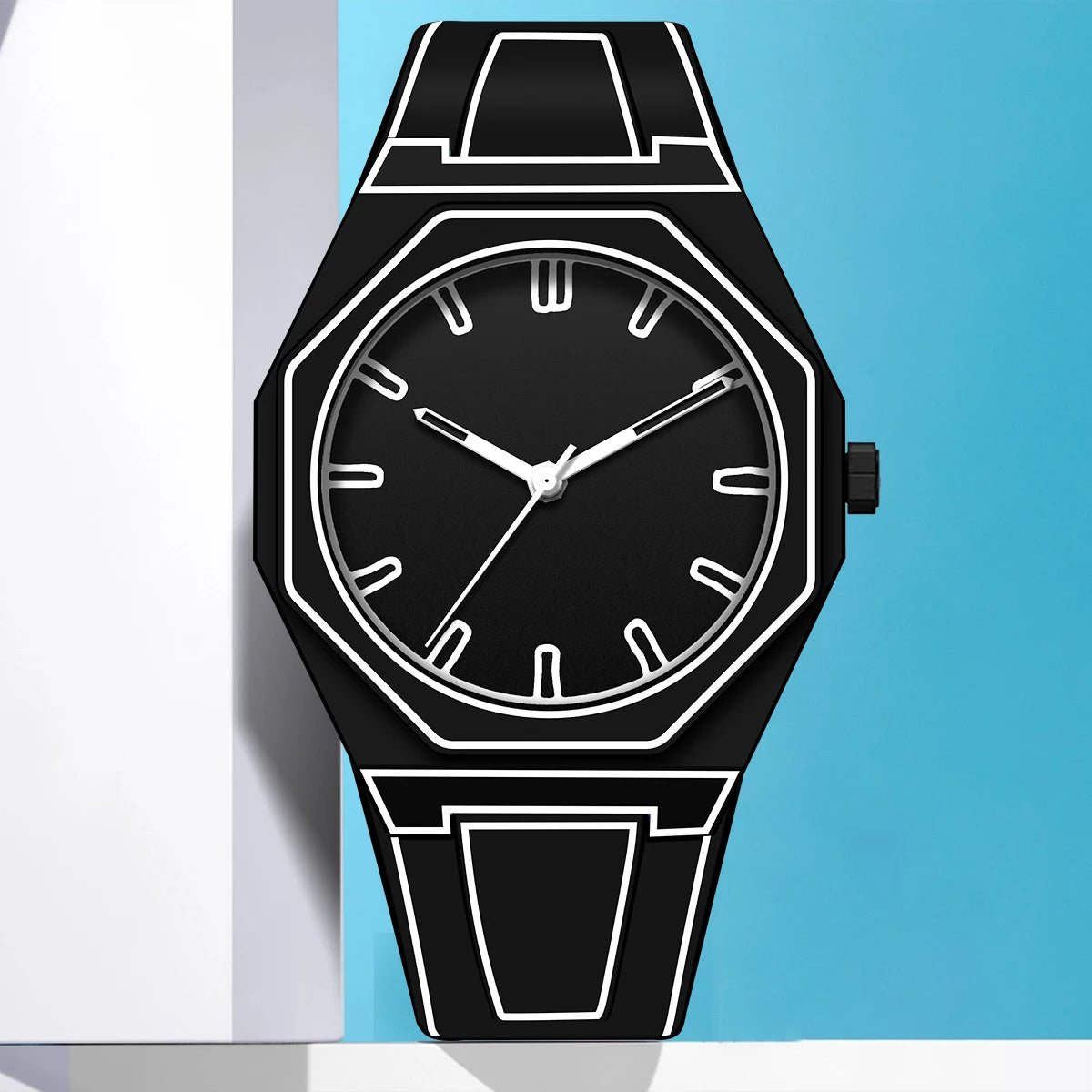 Noir Sketchy Watch
