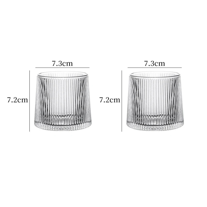 Aurora Whiskey Rotator Glass Set