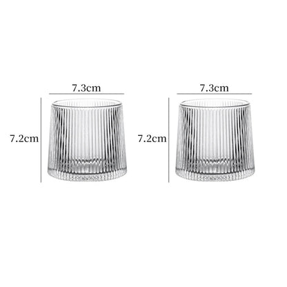 Aurora Whiskey Rotator Glass Set