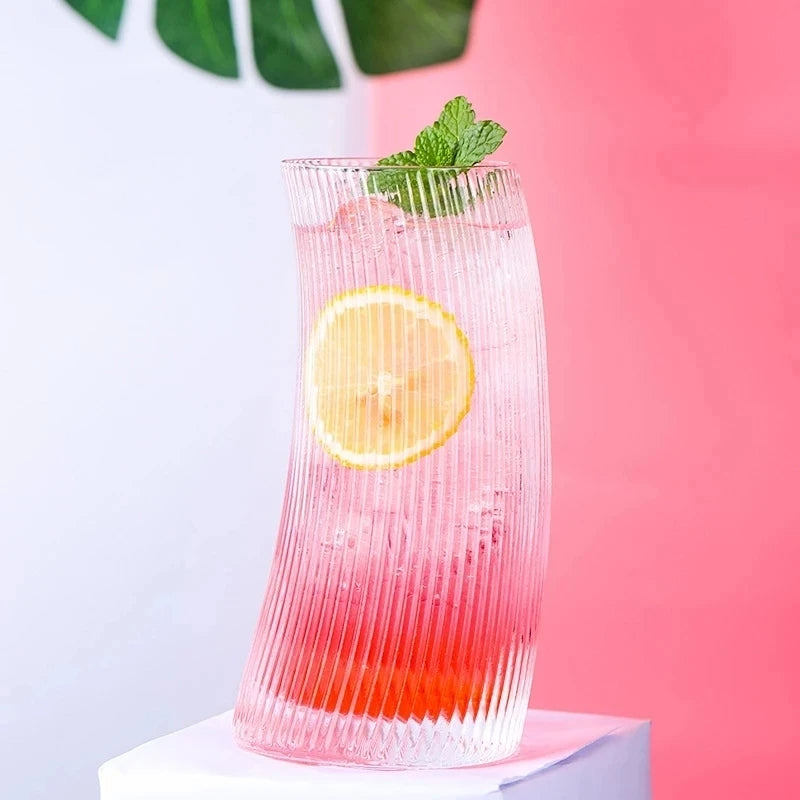 Eclipse Wave Crystal Glass Set