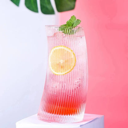 Eclipse Wave Crystal Glass Set