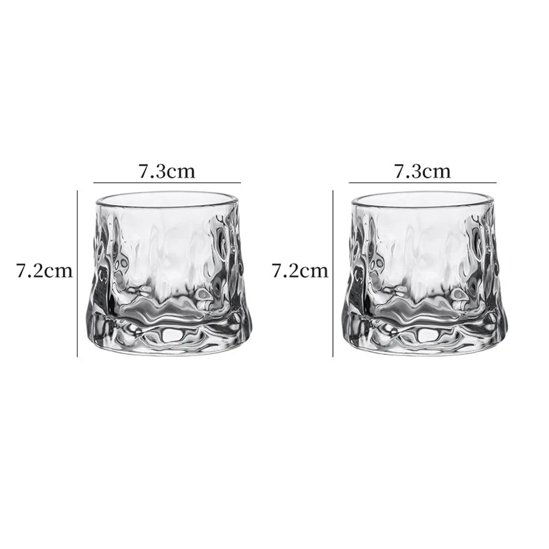 Aurora Whiskey Rotator Glass Set