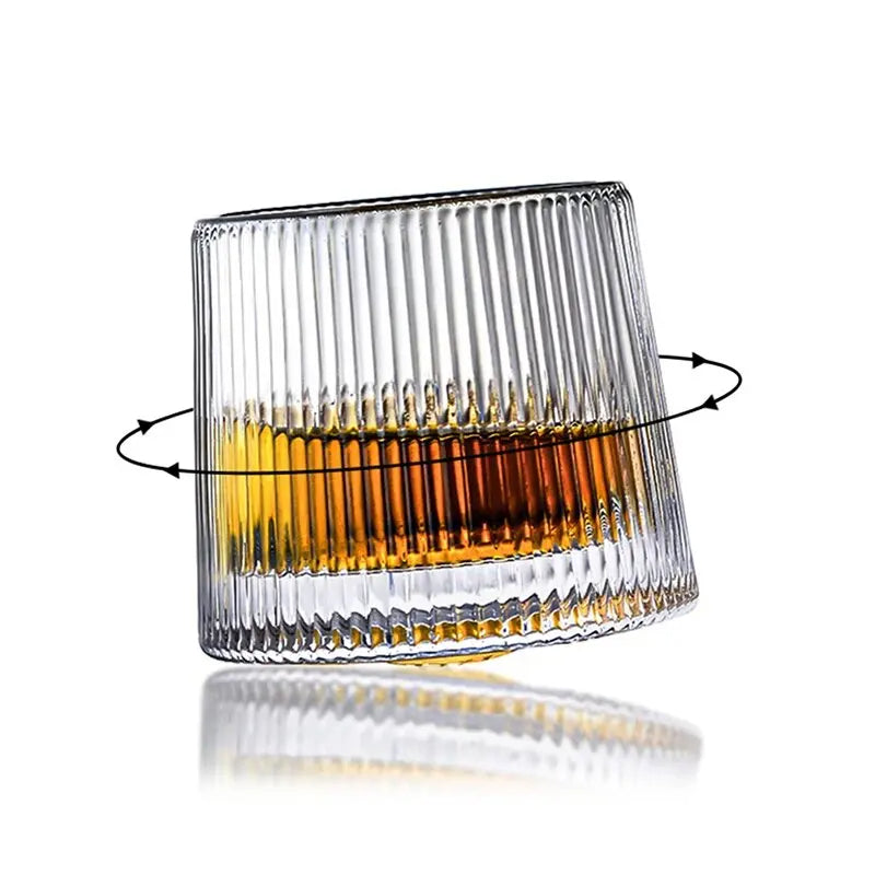 Aurora Whiskey Rotator Glass Set