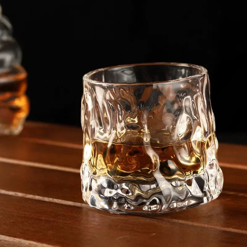 Aurora Whiskey Rotator Glass Set