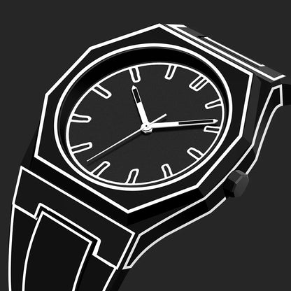 Noir Sketchy Watch