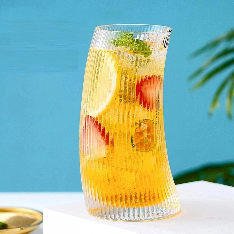 Eclipse Wave Crystal Glass Set