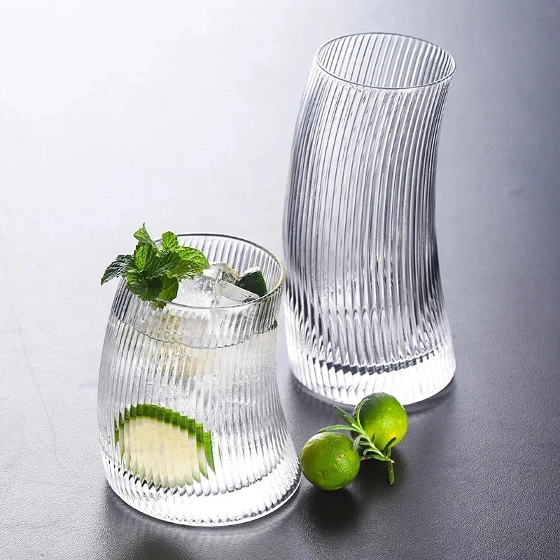 Eclipse Wave Crystal Glass Set