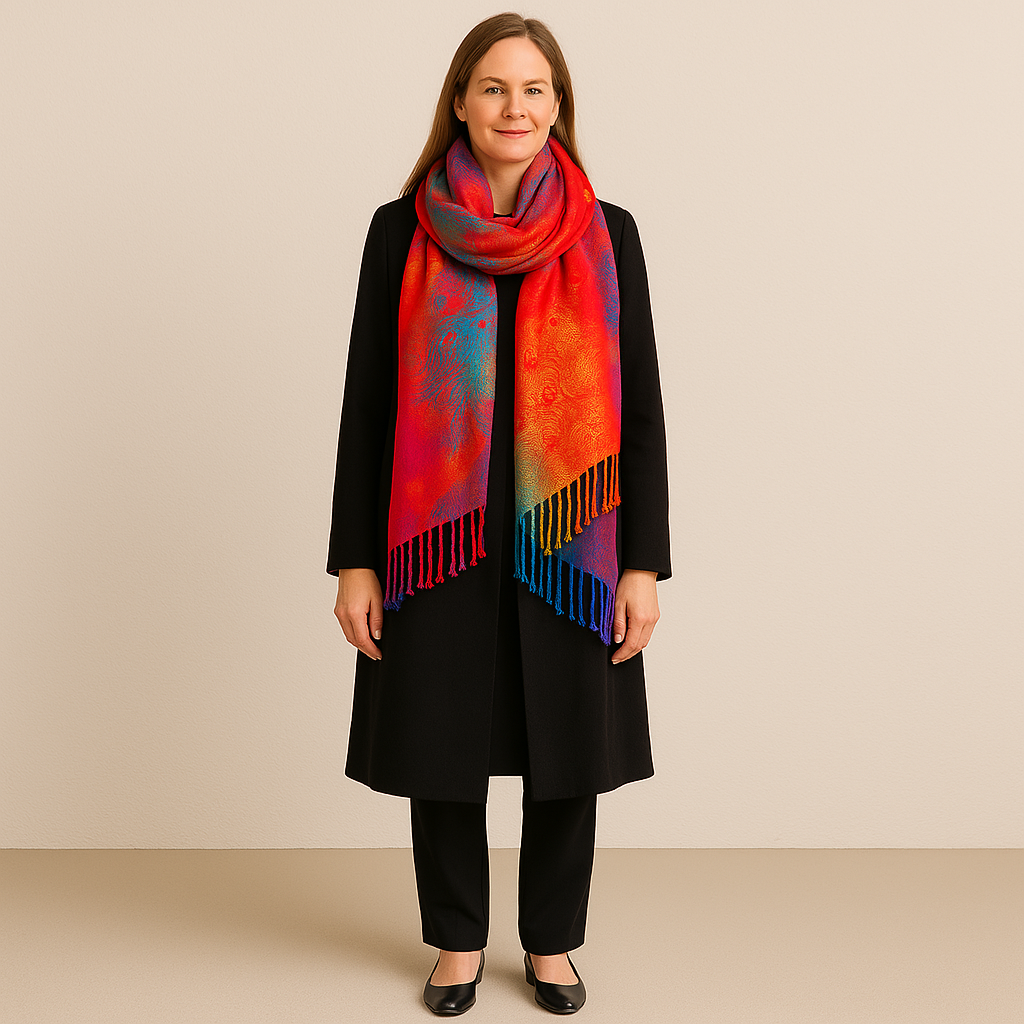 Bohemian Cashmere Wrap