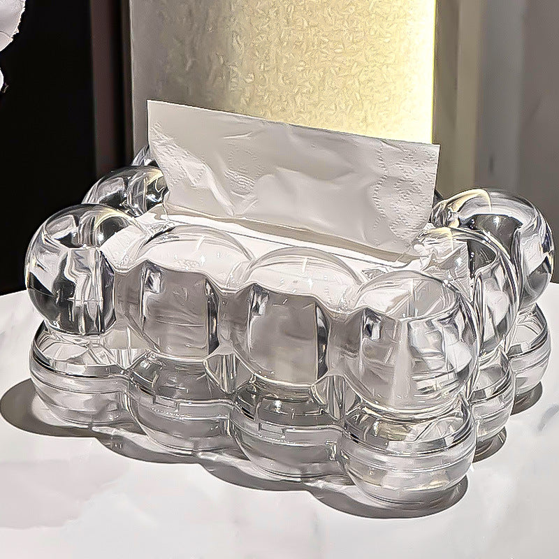 Crystal Bubble Tissue Holder