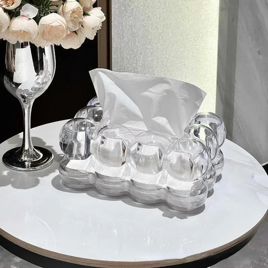 Crystal Bubble Tissue Holder