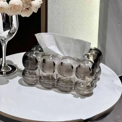 Crystal Bubble Tissue Holder