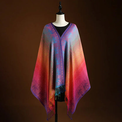 Saffron Sunset Cashmere Wrap