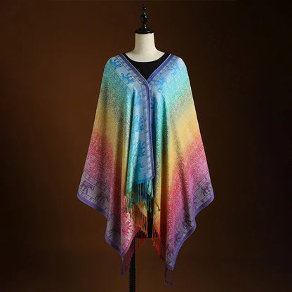 Saffron Sunset Cashmere Wrap