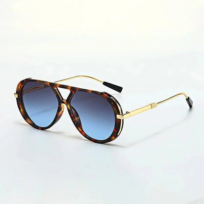St. Tropez Gradient Aviator Sunglasses