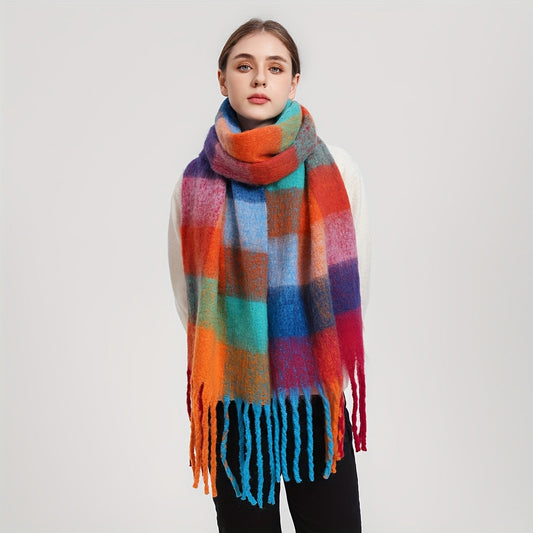 Autumn Glow Premium Wool Scarf