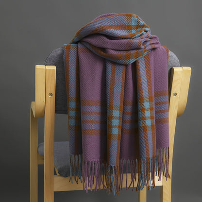 Camden Tweed Check Cashmere Scarf
