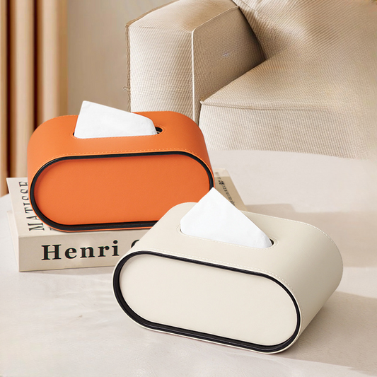 Velura Leather Tissue Case